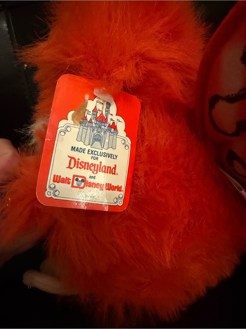 Vintage 1986 Disney Parks Captain EO Fuzzball Plush - NWT Original Tag Rare - Picture 4 of 14